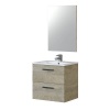 San Marco Tiles Aruba Wall-hung Cabinet incl. Mirror and Ceramic Basin Photo