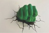Graffiti Laptop Skin Hulk Punch Photo