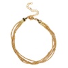 Lily & Rose Gold Ankle Chain - Four Row Snake Chains Photo