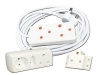 Everlotus extension cord 5M bundle with 3 way multi plug and 1 adapter Photo