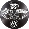 Pappa Joe – Custom Vinyl Wall Clock – VW Beetle Combi & Buggie Photo