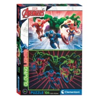 Clementoni 104 Pieces Puzzle Glowing Marvel Avengers