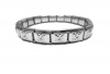 Abitoffaith Stainless Steel Princess Italian Charm Bracelet - 18 Link - 9mm Photo
