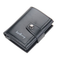 Baellerry PU Leather Pop Up RFID Card Wallet with Buckle