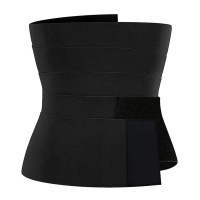 6m Stretchable Waist Trimmer Training Tummy Wrap Belt Corset Black