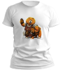 PepperSt Men's White T-Shirt - Pawsome Photo