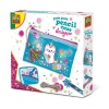 SES Creative Pom Pom Pencil Case Designer Photo