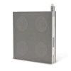 Lego 2.0 Locking Notebook with Gel Pen - Grey Photo