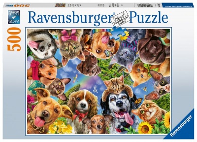 Photo of 500 Piece Puzzles-Animal Selfie