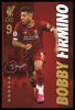 Liverpool FC - Bobby Firmino Poster with Black Frame Photo