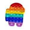 Among Us Pop It Fidget Bubble Toy - Rainbow Photo