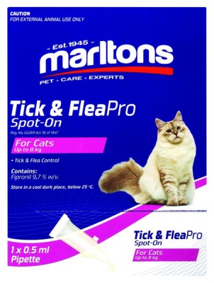 Photo of Marltons Tick & Flea Spot-On Pro Cats 0.5ml