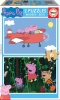 Educa Peppa Pig Wooden Puzzle - 2 x 16 Piece Photo