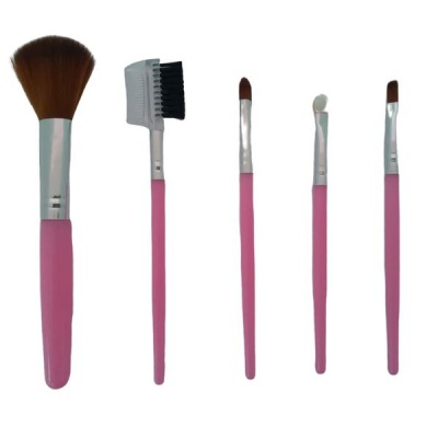 Photo of 5 Piece Make Up Brush Set - Pink