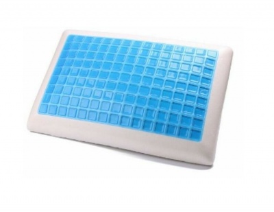 Photo of Large Cooling Gel Pad Memory Foam Pillow with Bamboo Cover