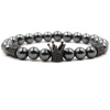 Argent Craft Natural Hematite Stone With Black Crown & Die Photo