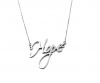 Solid Stainless Steel Necklace And Pendant - Hope Photo