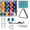 Union Billiards Pool/Snooker Balls Triangle Chalk Tip Repair Kit Combo Photo