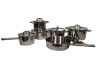 Pot Set 12 Piece Stainless Steel Delica Photo