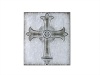 Baytiques - Cross Galvanised Iron Wall Art 8.25 x 7 x 1cm Photo