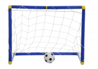 Kids Mini Football Soccer Goal Post Net Ball Pump Set