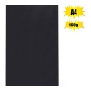 Bulk Pack x 50 Art Craft Board A4 160g Sheet Black Photo