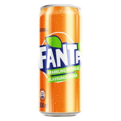 Photo of Fanta Orange - 300ml Can x 24