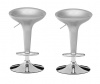 Bar Stools - Set of 2 - Silver Photo