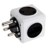 Selectrix Multi socket Cube Adaptor: 2 USB 1 three pin 1 round 2 pin 2 flat Photo