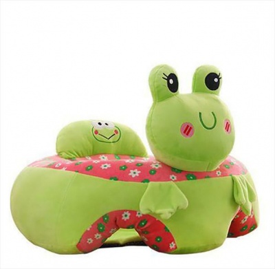 Baby Kids Support Seat Cute Cartoon Sit Up Soft Chair Frog