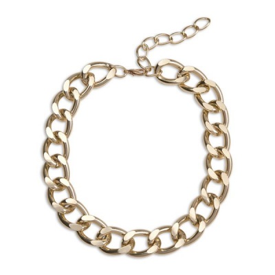 Photo of Vikson Gold Large Link Statement Necklace
