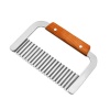 Sharp Stainless Steel Crinkle Pastry Chip Cutter Photo