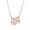 IMIX Ladies Elegant 3 Ring Necklace - NL-GX1671 Photo