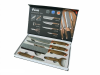 6 Pieces Kitchen Knife Set Professional Chef Kitchen Knife Set Black Photo