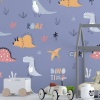 AOOYOU Cartoon Dinosaur Art Sticker for Wall Decoration Photo