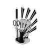 LMA - 9 Pieces Stainless Steel Knife Set - Black Photo