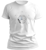 PepperSt Men's White T-Shirt - Dimensional Cube Photo