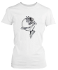 PepperSt Ladies White T-Shirt - Crystal Bird Photo