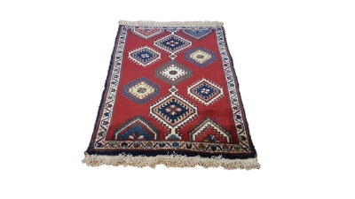 Photo of Heerat Carpets Very Fine Persian Yalemeh Carpet - 100cm x 60cm - Hand Knotted