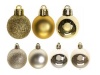 Christmas Baubles - Gold Photo