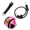3 Piece Latex Yoga Rubber Loop Tube Yoga Pull Rope Set - Pink Photo