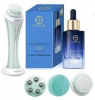 Lilhe 4" 1 Facial Cleansing Brush & Hyaluronic Acid Serum - Bundle Photo