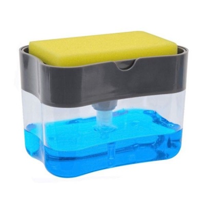 2 1 Soap Dispenser Sponge Holder