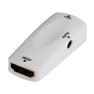 Photo of SIXTEEN10 1080P HDMI Female to VGA Female Video Adapter With 3.5mm Audio Cable