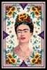Frida Kahlo - Illustration Poster With Black Frame Photo
