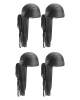 Beau Diva Durag Silky 4 piecess Black Photo