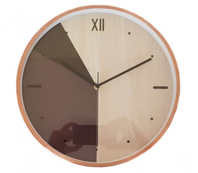 Photo of Continental Homeware 12" Pie Chart Design Wall Clocks