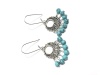 SilverBox Jewellery Handmade Round Torquoise Chandelier earrings Photo
