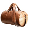 Dumi Jabu Genuine Leather Duffel Bag - Two Tone Photo