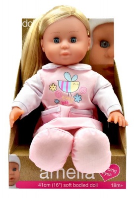 Photo of Dollsworld Amelia Doll with Long Blonde Hair 41cm